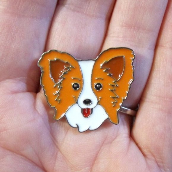 Corgi Pin Dog~Hard Enamel - Picture 3 of 4